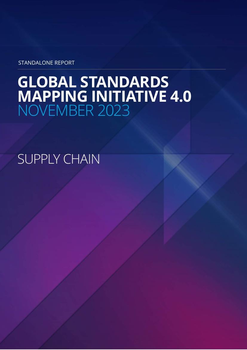 GSMI 4.0 Standalone Report: Supply Chains report cover