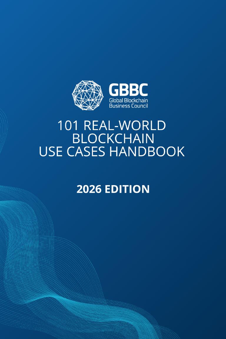 101 Real-World Blockchain Use Cases Handbook, 2026 edition cover